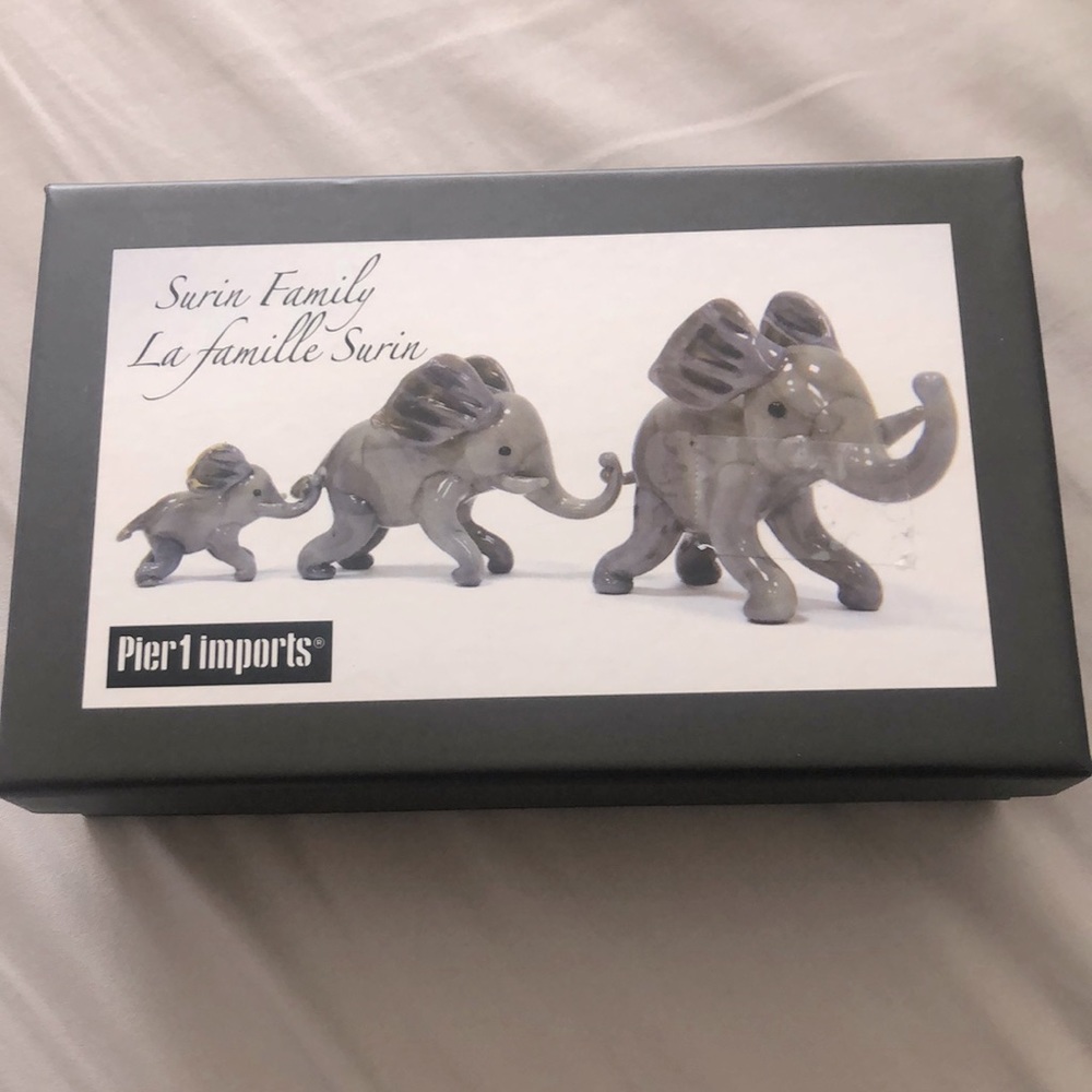 Elephant figurines